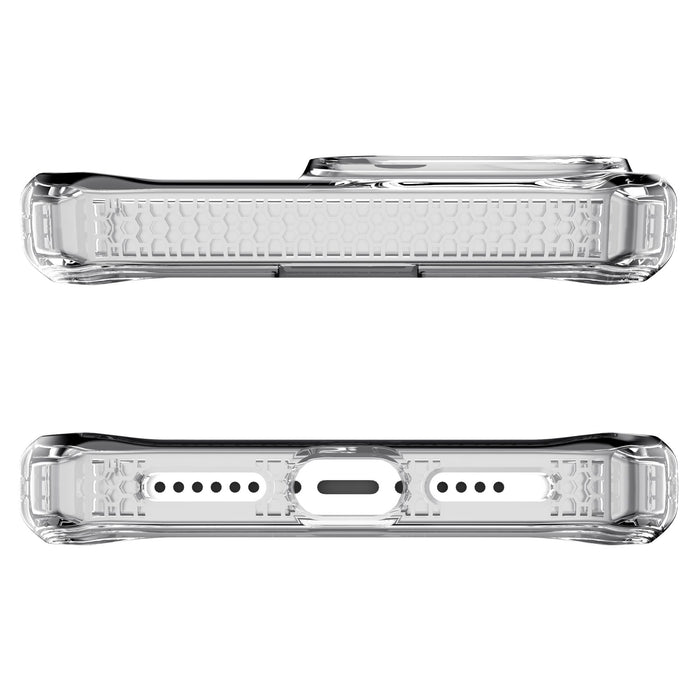 ITSkins Hybrid_R Clear MagSafe Case for Apple iPhone 15 Plus / iPhone 14 Plus Clear