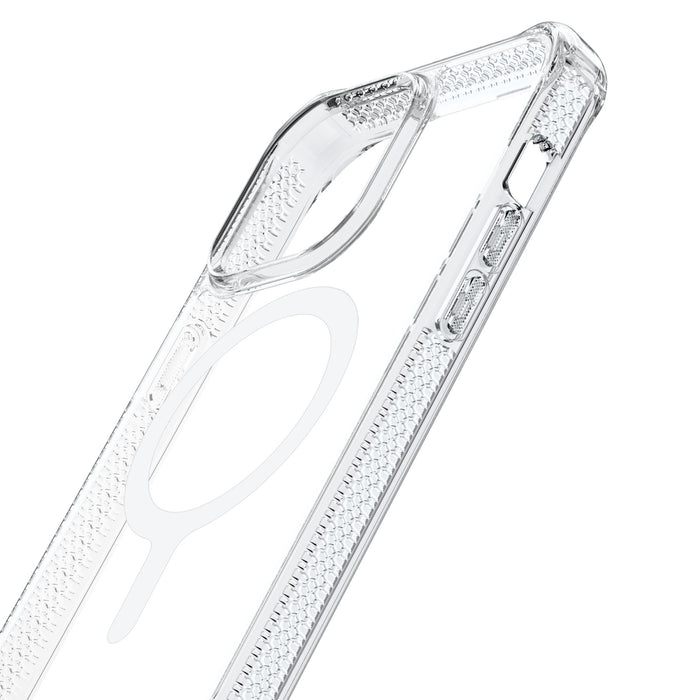 ITSkins Hybrid_R Clear MagSafe Case for Apple iPhone 15 Plus / iPhone 14 Plus Clear