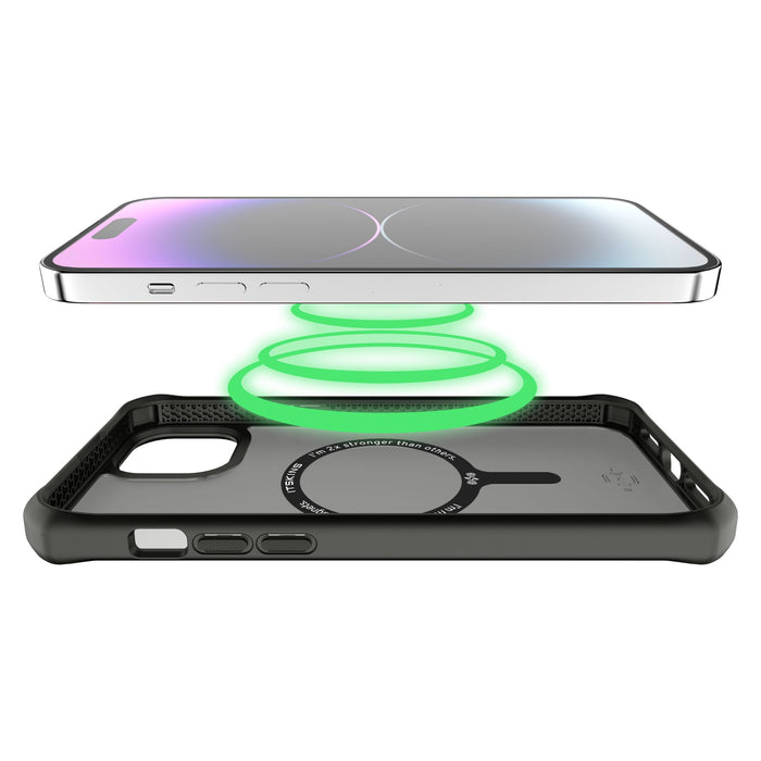 ITSkins Hybrid_R Frost MagSafe Case for Apple iPhone 15 Plus / iPhone 14 Plus
