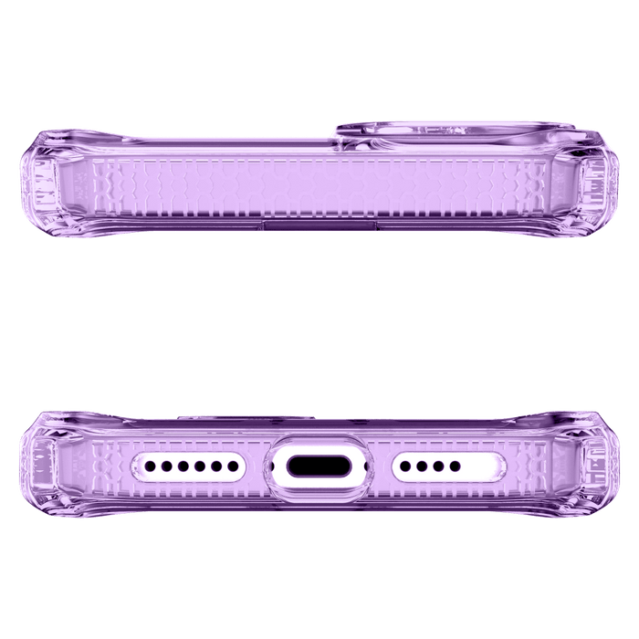 ITSKINS Supreme_R Clear MagSafe Case for Apple iPhone 15 Plus / iPhone 14 Plus Light Purple