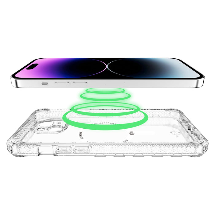 ITSkins Supreme_R Clear MagSafe Case for Apple iPhone 15 Plus / iPhone 14 Plus