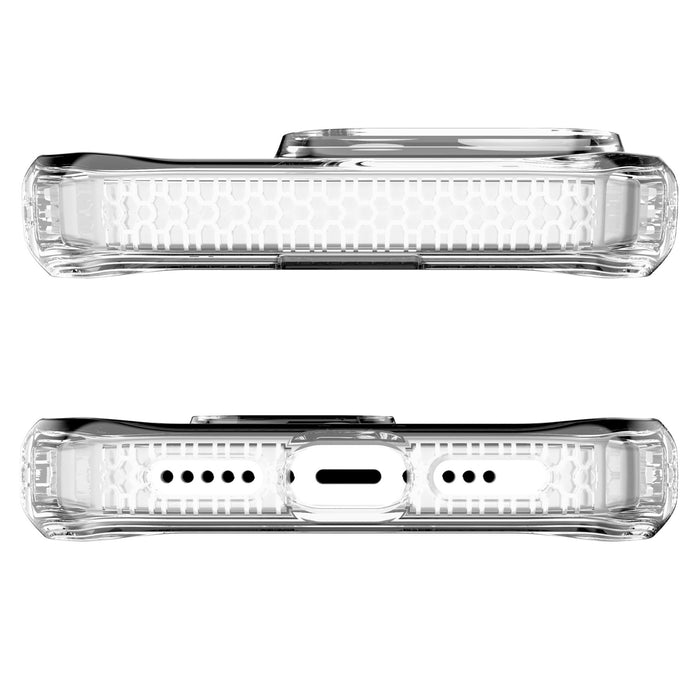 ITSkins Hybrid_R Clear MagSafe Case for Apple iPhone 15 Pro Max Clear