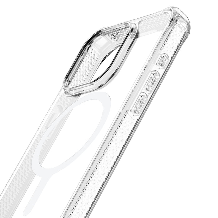 ITSkins Hybrid_R Clear MagSafe Case for Apple iPhone 15 Pro Max Clear