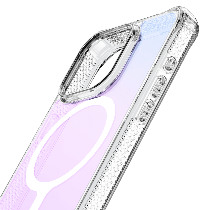 ITSKINS Hybrid_R Iridescent MagSafe Case for Apple iPhone 15 Pro Max Iridescent Violet