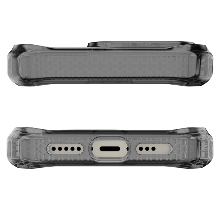 ITSKINS Supreme_R Clear MagSafe Case for Apple iPhone 15 Pro Max Graphite