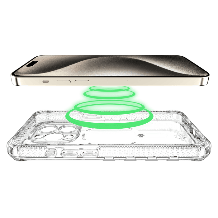 ITSKINS Supreme_R Clear MagSafe Case for Apple iPhone 15 Pro Max Transparent