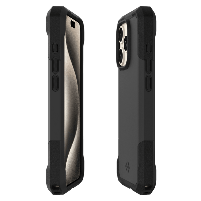 ITSKINS Spectrum_R Armor Case for Apple iPhone 15 Pro Max Black