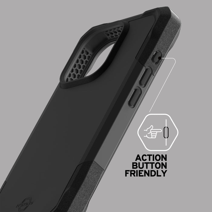ITSkins Spectrum_R Armor Case for Apple iPhone 15 Pro Max Black