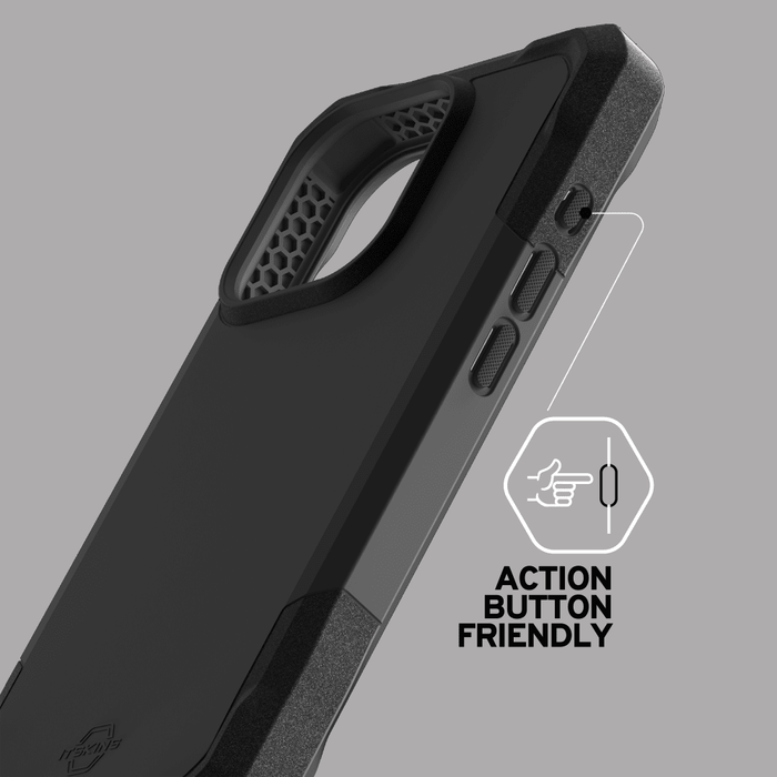 ITSKINS Spectrum_R Armor Case for Apple iPhone 15 Pro Max Black