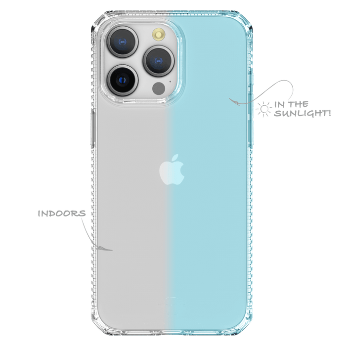 ITSKINS Spectrum_R Mood Case for Apple iPhone 15 Pro Max Light Blue