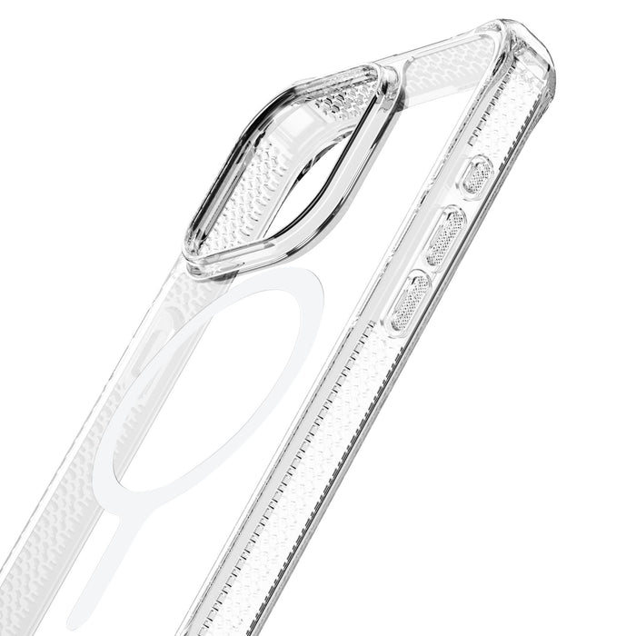 ITSkins Hybrid_R Clear MagSafe Case for Apple iPhone 15 Pro Clear