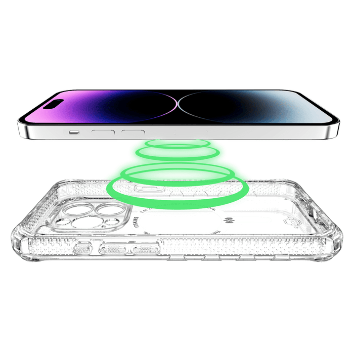 ITSKINS Supreme_R Clear MagSafe Case for Apple iPhone 15 Pro Transparent