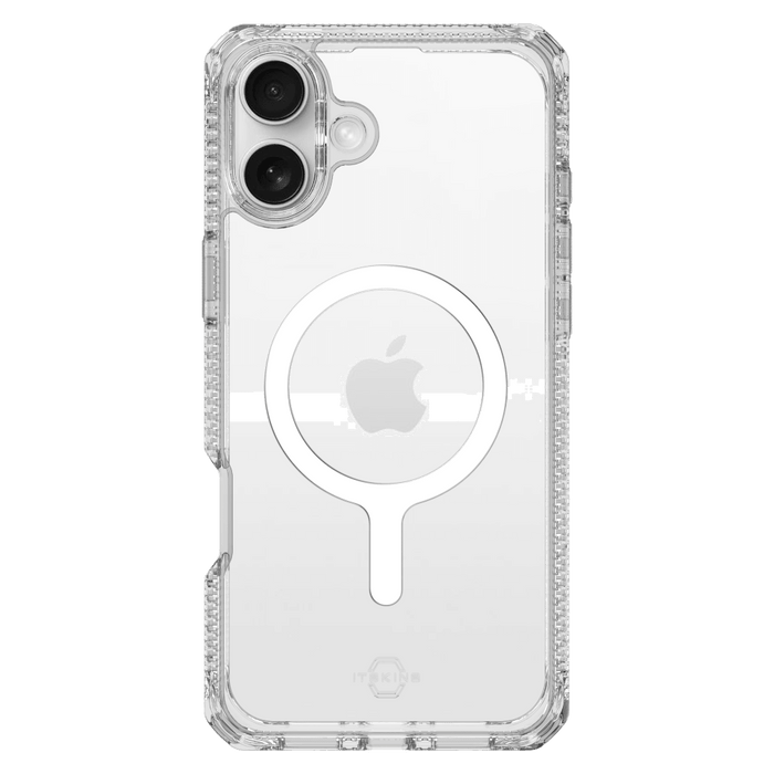 ITSkins Hybrid_R Clear MagSafe Case for Apple iPhone 16