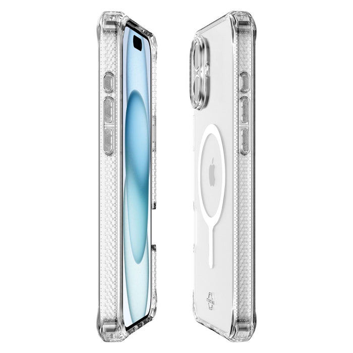 ITSkins Hybrid_R Clear MagSafe Case for Apple iPhone 16