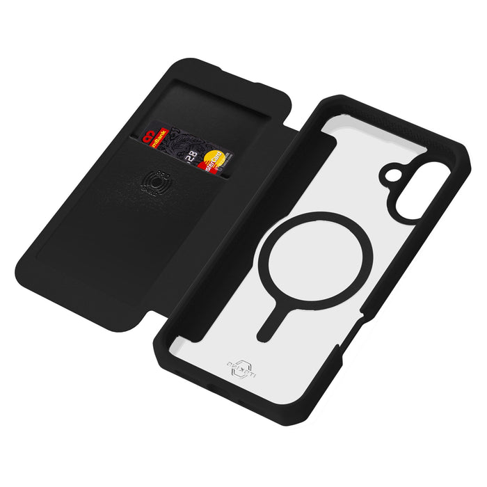 ITSkins Hybrid_R Folio MagSafe Case for Apple iPhone 16