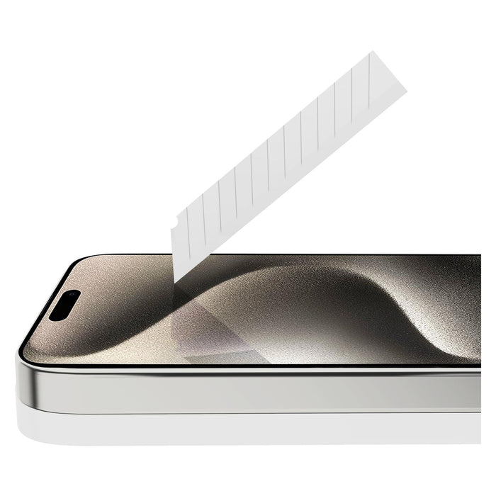 ITSkins Supreme Glass Screen Protector for Apple iPhone 16 / iPhone 15 Clear