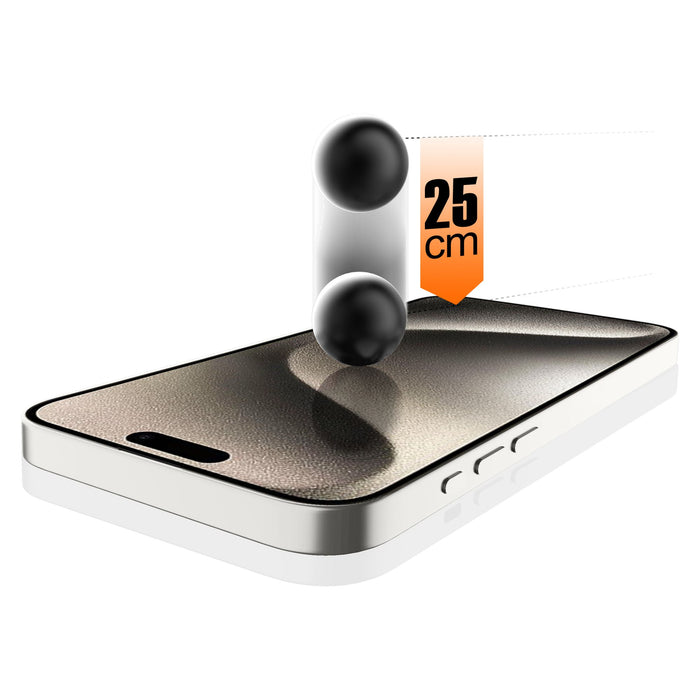 ITSkins Supreme Glass Screen Protector for Apple iPhone 16 / iPhone 15 Clear