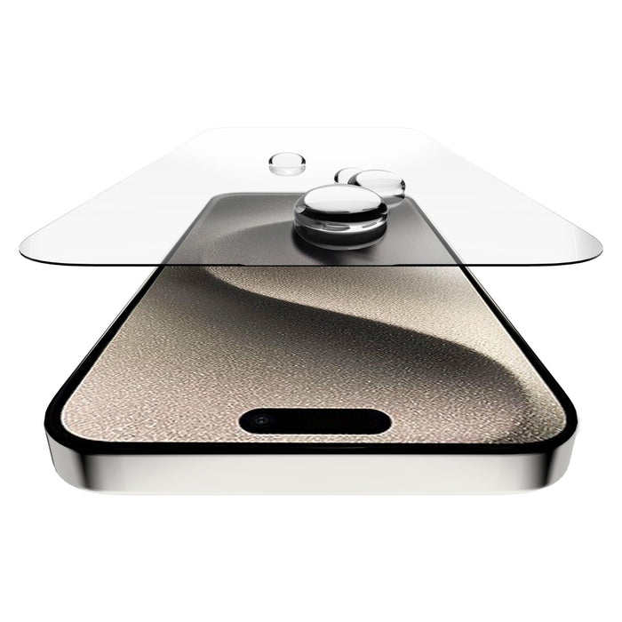 ITSkins Supreme Glass Screen Protector for Apple iPhone 16 / iPhone 15 Clear