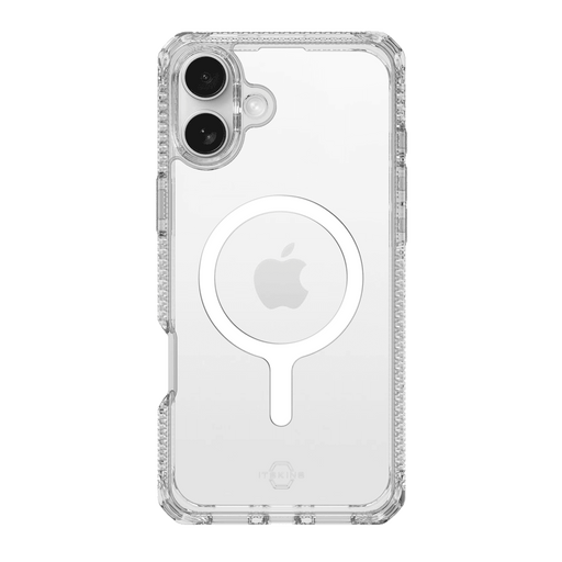 Itskins Hybrid_R Clear MagSafe Case for Apple IP16PLUS Clear