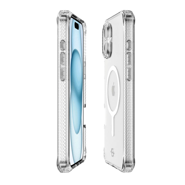 ITSkins Hybrid_R Clear MagSafe Case for Apple iPhone 16 Plus