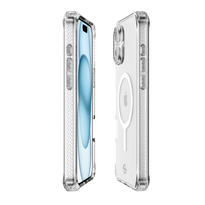 ITSkins Hybrid_R Clear MagSafe Case for Apple iPhone 16 Plus