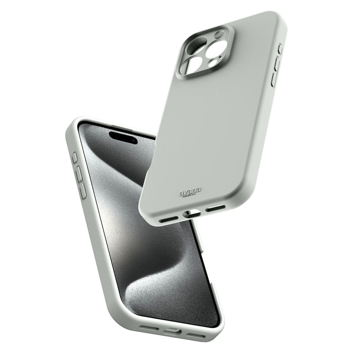 Avana velvet w/ MagSafe Case for Apple iPhone 16 Pro Max Silver