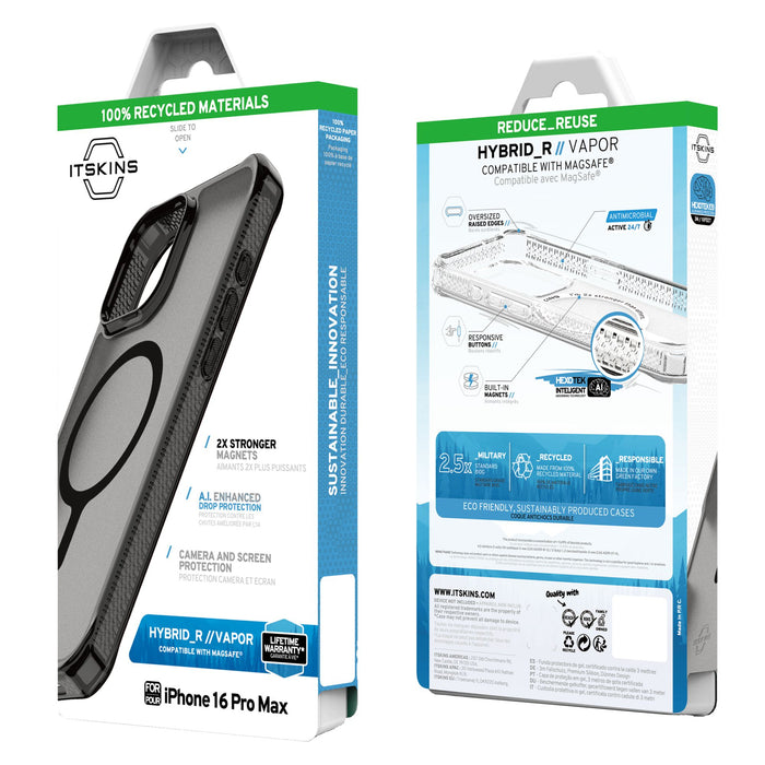 ITSkins Hybrid_R Vapor MagSafe Case for Apple iPhone 16 Pro Max