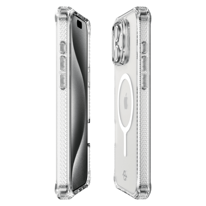 ITSkins Hybrid_R Clear MagSafe Case for Apple iPhone 16 Pro Max