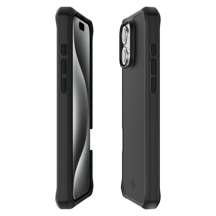 ITSkins Hybrid_R Bold MagSafe Case for Apple iPhone 16 Pro Black