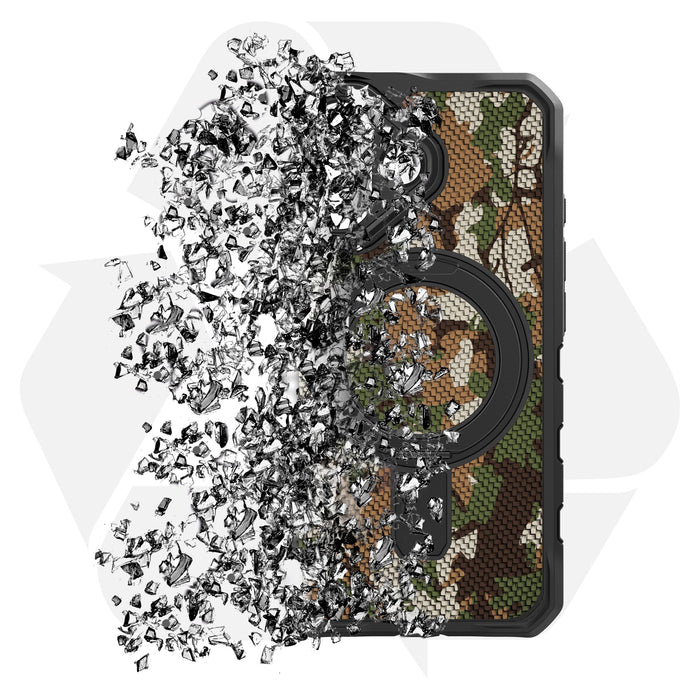 ITSKINS - Supreme_R Stand Nylon MagSafe Case for Apple iPhone 17 - Camouflage Green