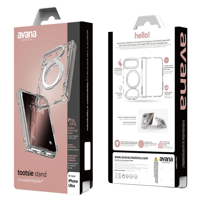 Avana Tootsie Stand Hinge MagSafe Case for Apple iPhone Foldable 2026