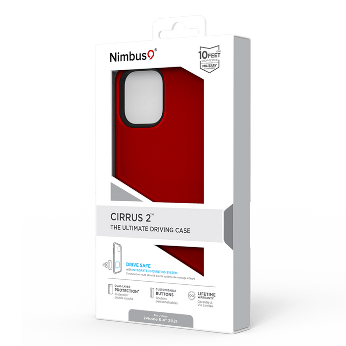 Nimbus9  Cirrus 2 Case for Apple iPhone 13 mini Crimson