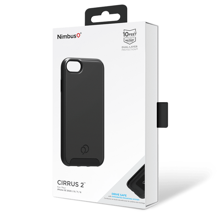 Nimbus9 Cirrus 2 Case for Apple iPhone SE 2022 / SE 2020 / 8 / 7 / 6s / 6 Black