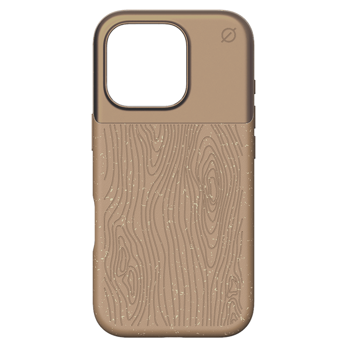 Atom Studios Split Wood Fiber MagSafe Case for Apple iPhone 16 Pro