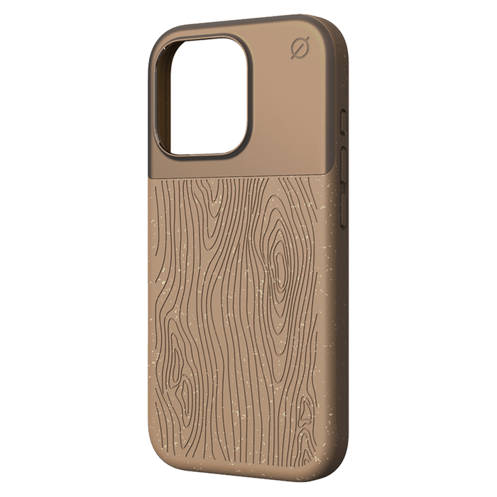 Atom Studios Split Wood Fiber MagSafe Case for Apple iPhone 16 Pro