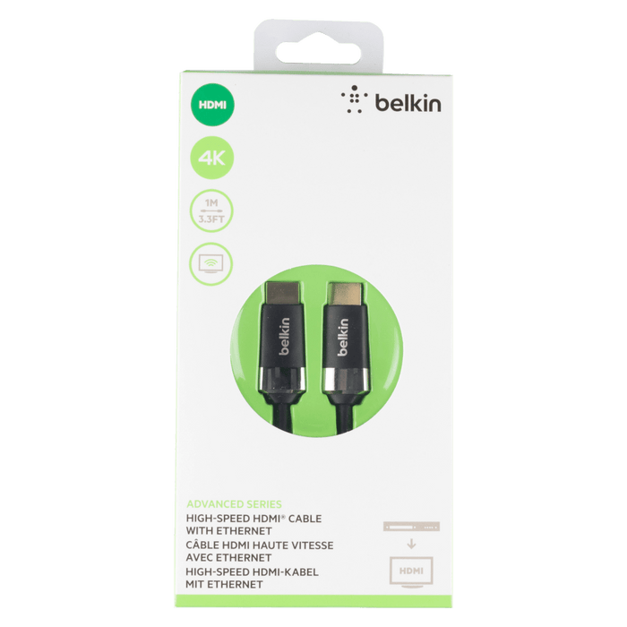 Belkin High Speed HDMI Cable with Ethernet Black