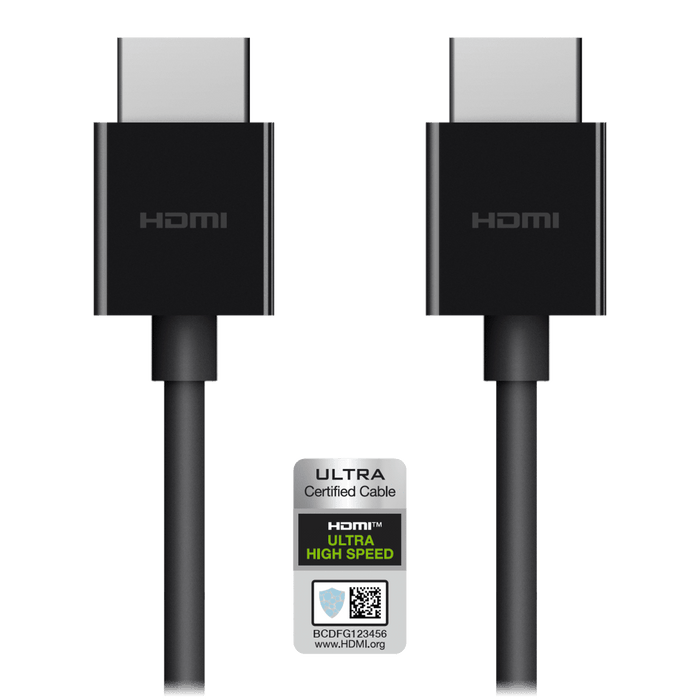 Belkin Boost Charge HDMI Audio/Video Monitor Cable 6.56in Black