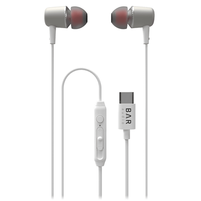 Bar Audio USB C In Ear Wired Headphones