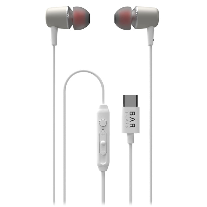 Bar Audio USB-C In Ear Wired Headphones