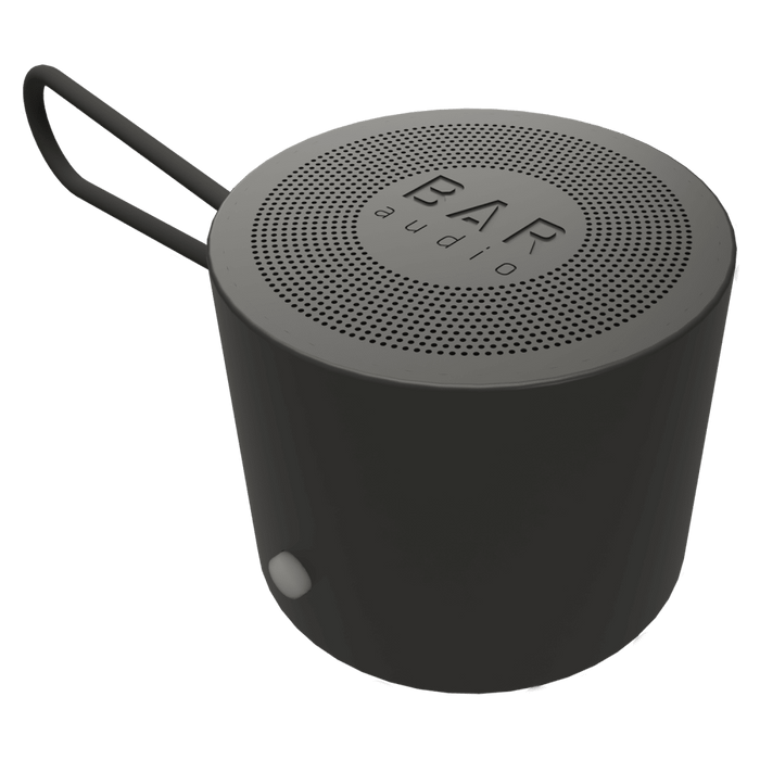 Bar Audio Small Bluetooth Speaker Gray
