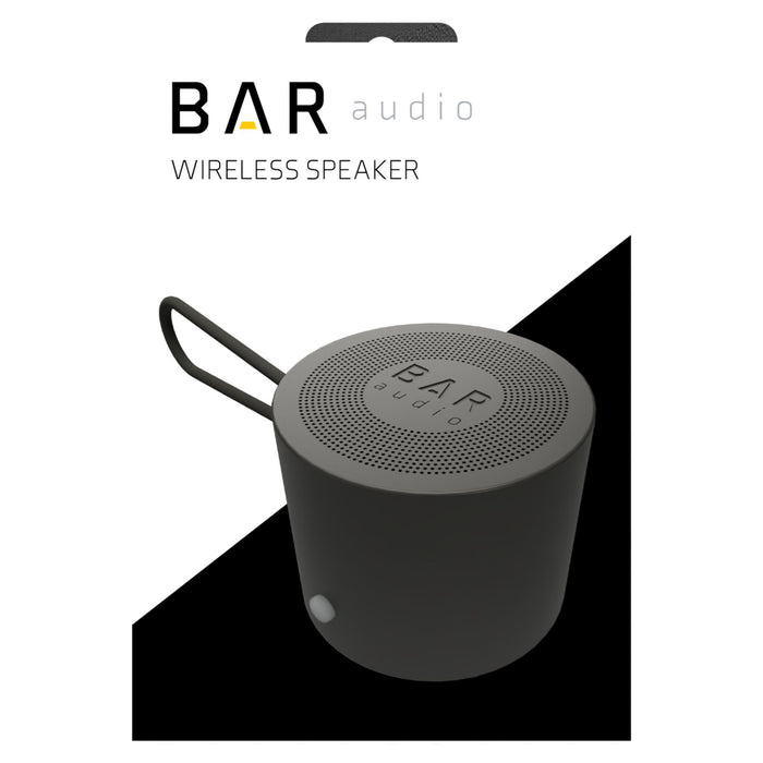 Bar Audio Mini Portable Bluetooth Speaker Gray