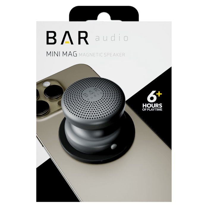 Bar Audio MagSafe Compatible Bluetooth Speaker 3W Gray