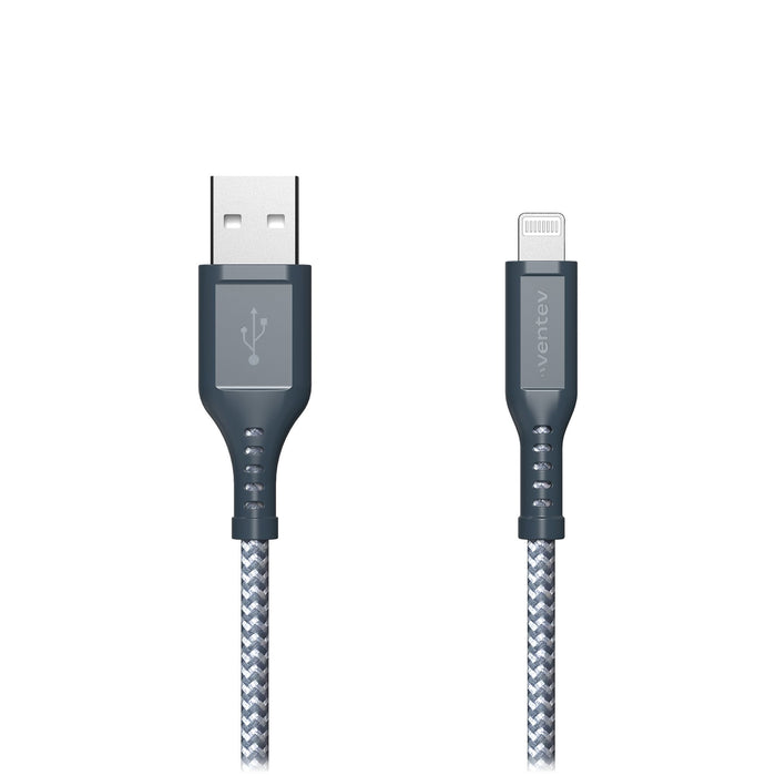 Ventev Braided USB-A to Apple Lightning High Speed 6 Foot Cable