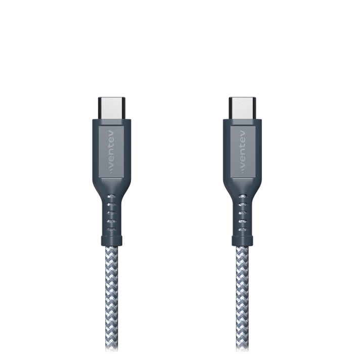 Ventev Braided USB-C to USB-C High Speed 6 Foot Cable