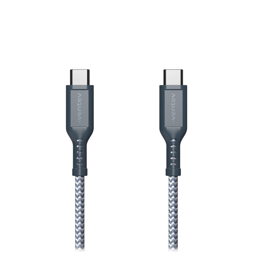 Ventev Braided USB-C to USB-C High Speed 6 Foot Cable