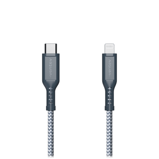 Ventev Braided USB-C to Apple Lightning High Speed 6 Foot Cable