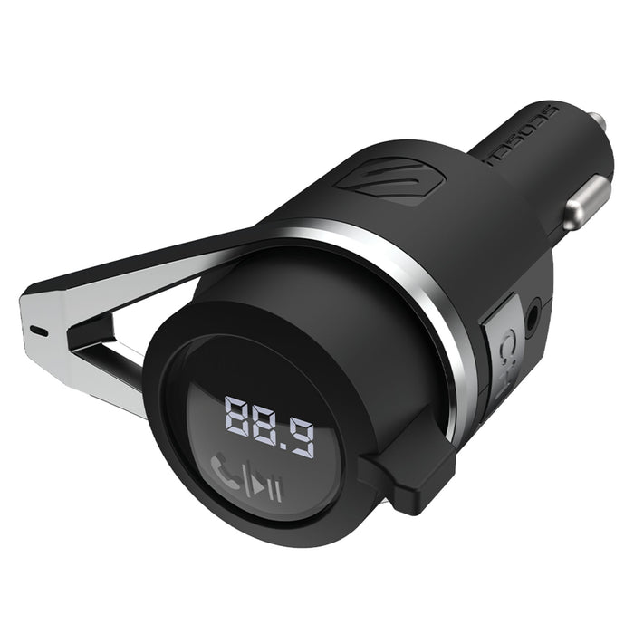 Scosche BTFreq Pro Bluetooth FM Transmitter with Power Delivery Charging Black