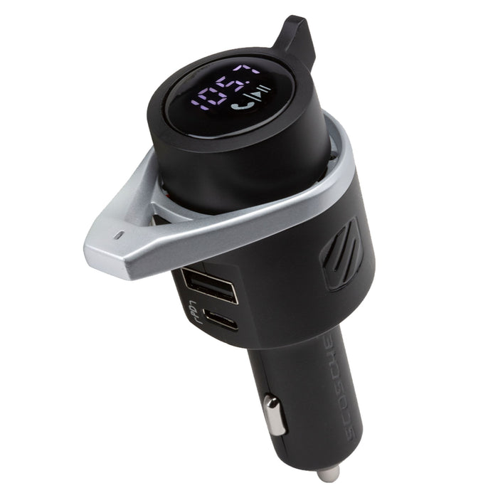 Scosche BTFreq Pro Bluetooth FM Transmitter with Power Delivery Charging Black
