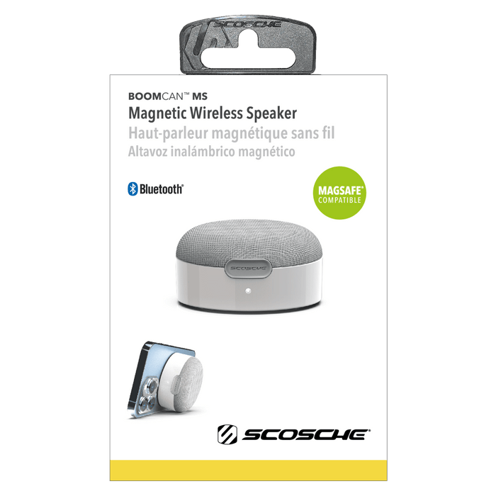 Scosche boomCAN MagSafe Portable Wireless Speaker White