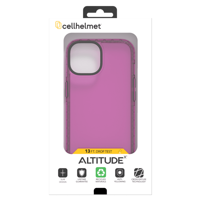 cellhelmet Altitude X Case for Apple iPhone 15 Vivid Magenta